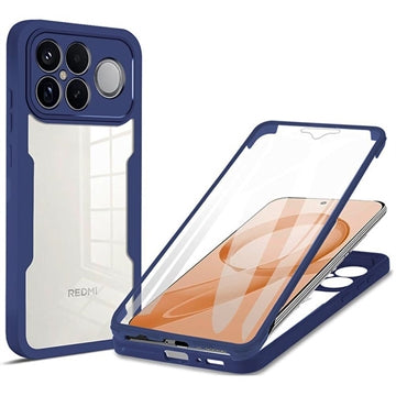 Xiaomi Redmi K90 Pro Max 360 Beskyttelse Cover - Blå / Klar