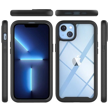 360 Beskyttelse iPhone 14 Cover - Sort / Klar