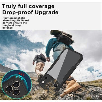 iPhone 17 Pro Max 360 Beskyttelse Cover - Sort / Klar