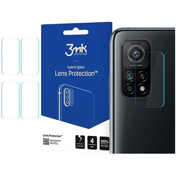 3MK Hybrid Xiaomi 11T/11T Pro Kamera Linse Hærdet Glas - 4 Stk.