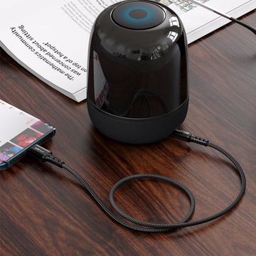 Acefast lydkabel USB-C til 3.5mm jackstik - 1.2m - sort