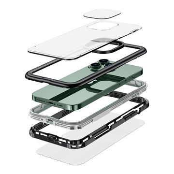 Active Series IP68 iPhone 14 Plus Vandtæt Taske - Sort