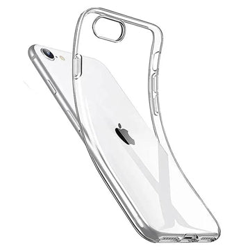 Skridsikker iPhone 7/8/SE (2020)/SE (2022) TPU Cover - Gennemsigtig