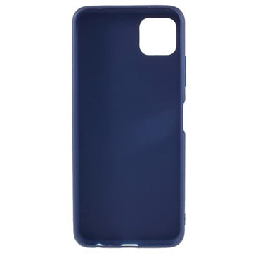 Anti-Fingeraftryk Mat Samsung Galaxy A22 5G, Galaxy F42 5G TPU Cover - Mørkeblå