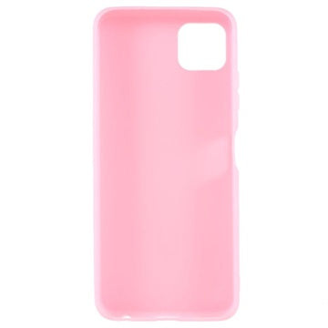 Anti-Fingeraftryk Mat Samsung Galaxy A22 5G, Galaxy F42 5G TPU Cover - Pink