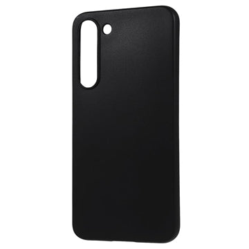 Samsung Galaxy S23 5G Anti-Fingeraftryk Mat TPU Cover - Sort