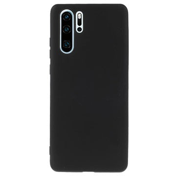 Huawei P30 Pro Anti-Fingeraftryk Mat TPU Cover - Sort