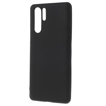 Huawei P30 Pro Anti-Fingeraftryk Mat TPU Cover - Sort