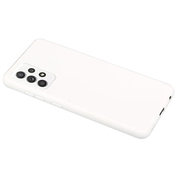 Anti-Fingeraftryk Mat Samsung Galaxy A33 5G TPU Cover - Hvid