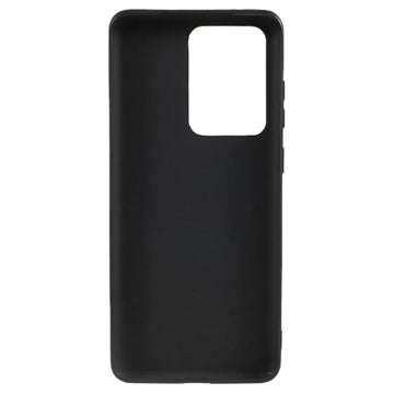 Anti-Fingeraftryk Mat Samsung Galaxy S20 Ultra TPU Cover - Sort