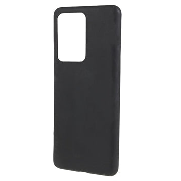 Anti-Fingeraftryk Mat Samsung Galaxy S20 Ultra TPU Cover - Sort