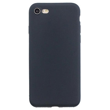 Anti-Fingeraftryk Mat iPhone 7/8/SE (2020)/SE (2022) TPU Cover - Sort