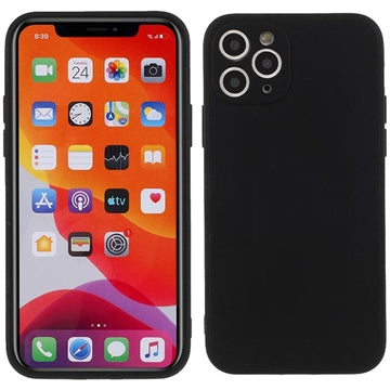 iPhone 11 Pro Anti-Fingeraftryk Mat TPU Cover - Sort