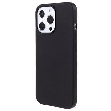 Anti-Fingeraftryk Mat iPhone 13 Pro TPU Cover - Sort