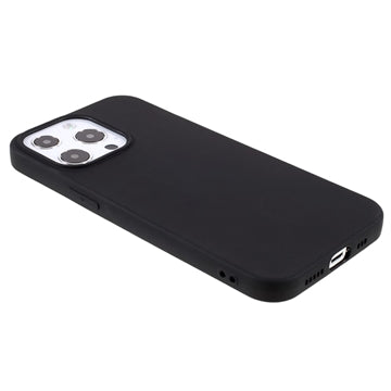 Anti-Fingeraftryk Mat iPhone 13 Pro TPU Cover - Sort