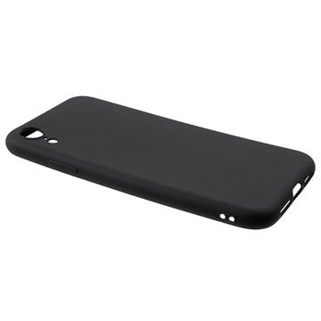 Anti-Fingeraftryk Mat iPhone XR TPU Cover - Sort