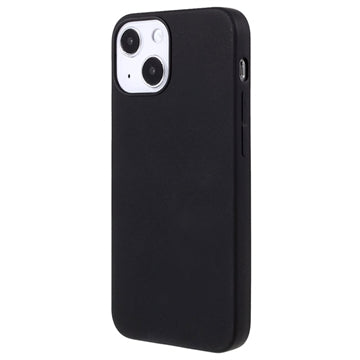 Anti-Fingeraftryk Mat iPhone 13 Mini TPU Cover - Sort
