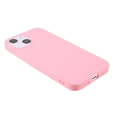 Anti-Fingeraftryk Mat iPhone 13 Mini TPU Cover - Pink