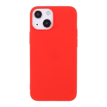 Anti-Fingeraftryk Mat iPhone 13 Mini TPU Cover - Rød
