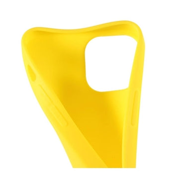 Anti-Fingeraftryk Mat iPhone 13 Mini TPU Cover - Gul