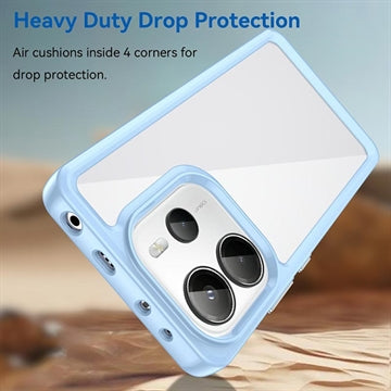 Xiaomi Redmi Note 14 4G Anti-Shock Hybrid Cover (Open Box - Fantastisk stand) - Blå