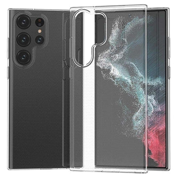 Skridsikkert Samsung Galaxy S23 Ultra 5G TPU Cover - Gennemsigtig
