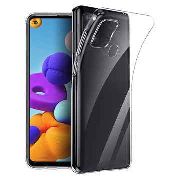 Skridsikkert Samsung Galaxy A21s TPU Cover - Gennemsigtigt