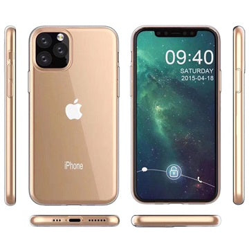 Skridsikker iPhone 11 Pro Max TPU Cover - Gennemsigtig