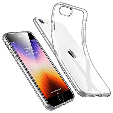Skridsikker iPhone 7/8/SE (2020)/SE (2022) TPU Cover - Gennemsigtig