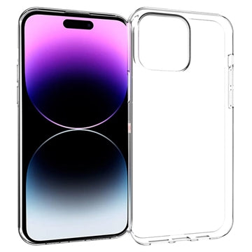 iPhone 15 Skridsikkert TPU Cover - Gennemsigtig