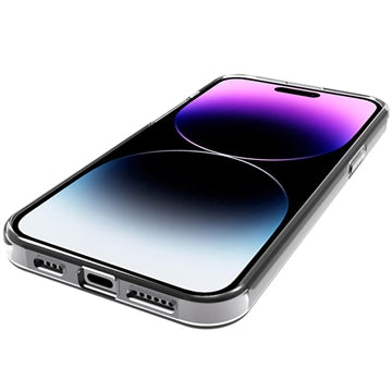 iPhone 15 Skridsikkert TPU Cover - Gennemsigtig