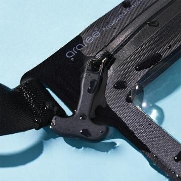 Araree Aquaproof Cross Pack vandtæt taske - Gennemsigtig / Sort