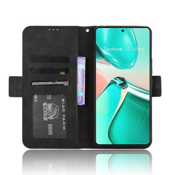 Asus Zenfone 12 Ultra Kortholder Pung Etui - Sort