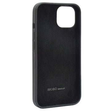 iPhone 14 Audi Metal Logo Silikone Cover - Sort