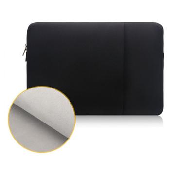 Aurora Sleeve med lomme til bærbar computer - 13"/13.3"/14" - Sort