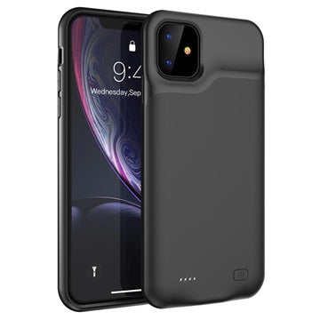 iPhone 11 Backup Battericover - 6000mAh - Sort