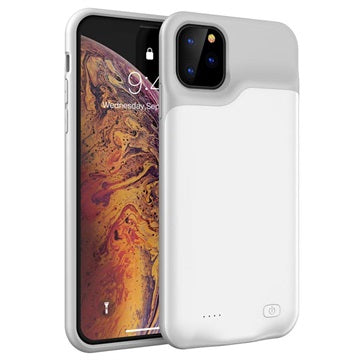 iPhone 11 Pro Backup Battericover - 5200mAh - Hvid / Grå