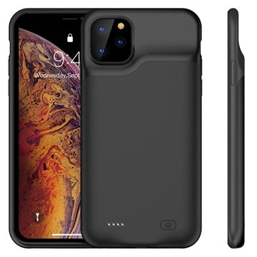 iPhone 11 Pro Max Backup Battericover - 6500mAh - Sort