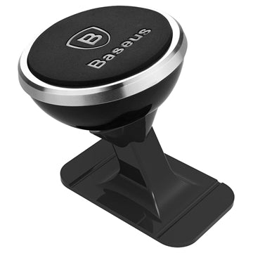 Baseus 360 Roterende Universal Magnetisk Bilholder - Sølv
