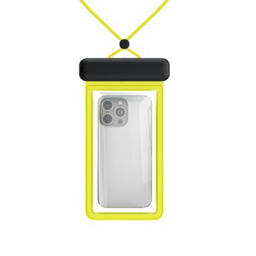 Baseus DeepDive vandtæt clip-on-etui - 7.2" - sort / gul