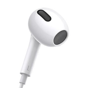 Baseus Encok H17 3.5mm In-Ear-hovedtelefoner med ledning - hvid
