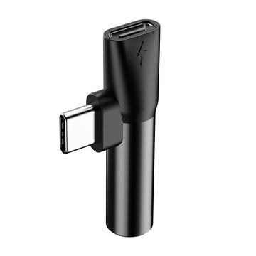 Baseus L41 USB-C til 3.5mm lydadapter - Sort