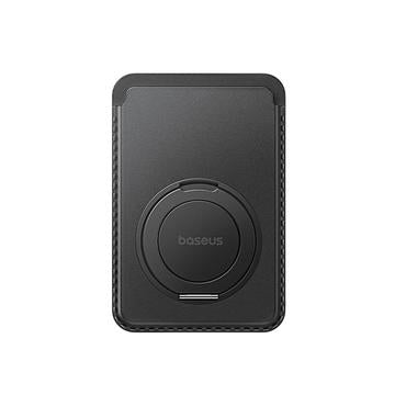 Baseus MagPro 3 magnetisk kortholder med stativ - MagSafe-kompatibel - sort