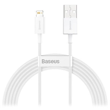 Baseus Superior Series Lightning Kabel - 2m - Hvid
