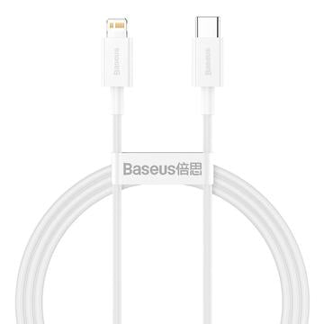 Baseus Superior Series USB-C / Lightning-kabel - 1 m, 20 W - hvid