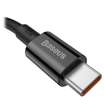 Baseus Superior Series USB-C / USB-C Kabel - 100W, 2m - Sort