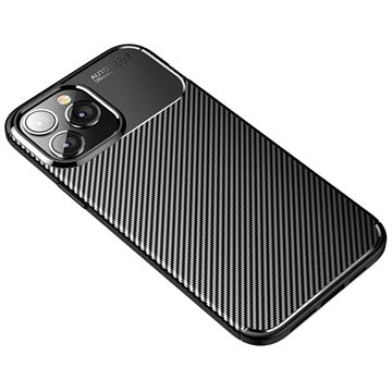 Beetle Karbonfiber iPhone 14 Pro Cover - Sort