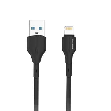 Beline BLNCBL01 25W USB-A / Lightning-kabel - 1m - Sort