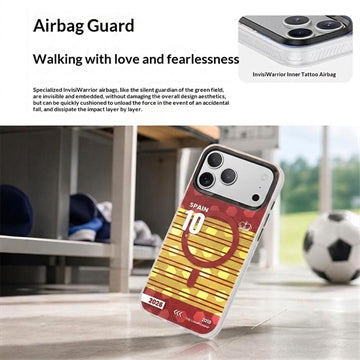 iPhone 17 Pro Benks D3 MagSafe Fodbold TPU Cover - Spanien
