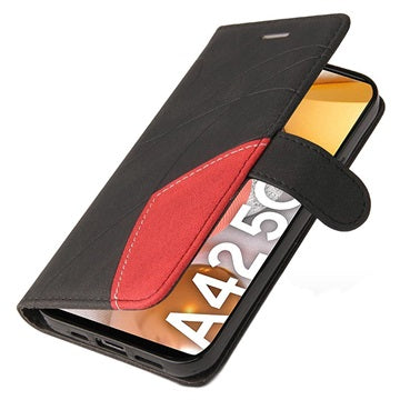 Bi-Color Series Samsung Galaxy A42 5G Pung - Sort